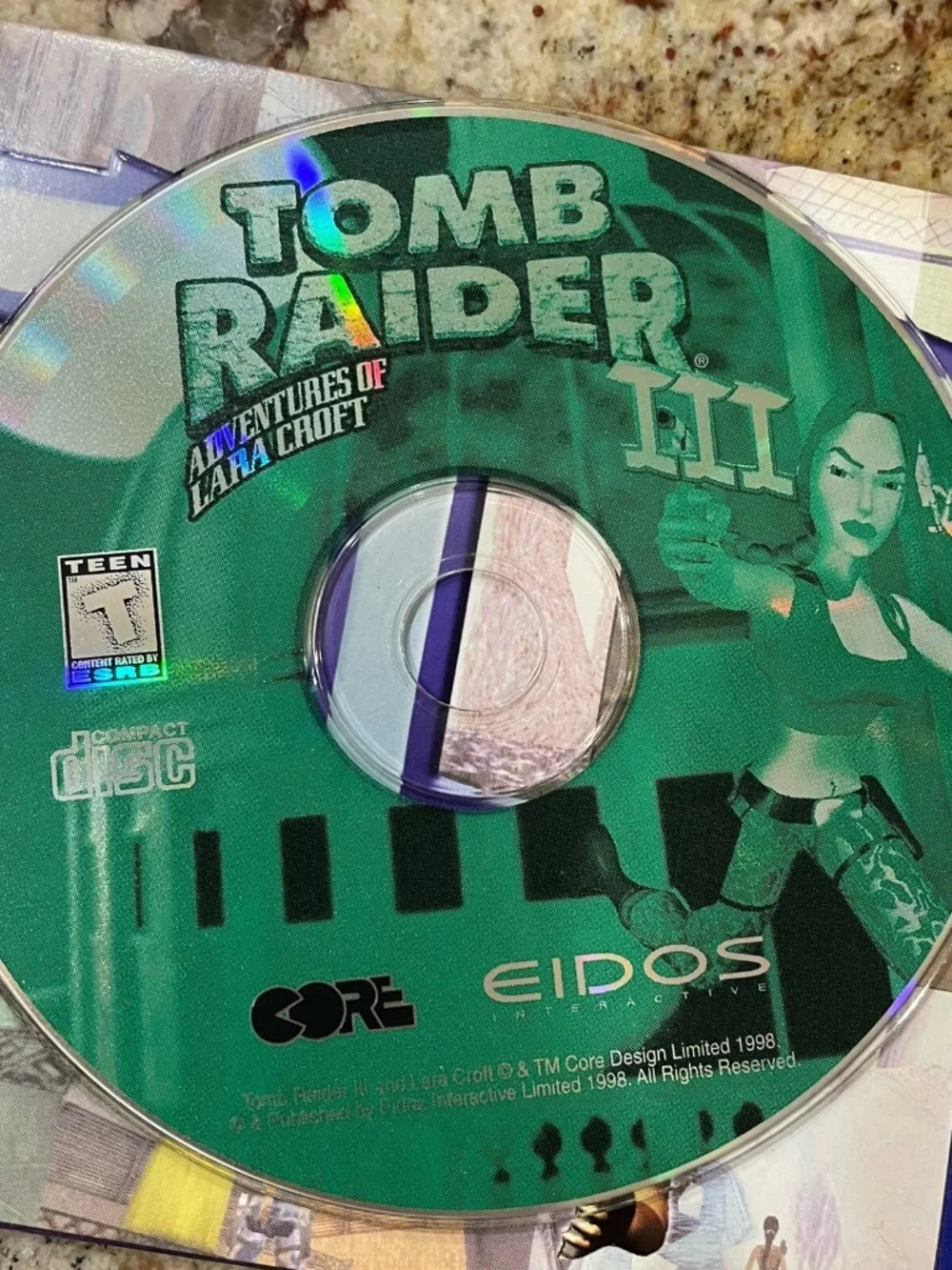 Tomb Raider III: Adventures of Lara Croft (PC, 1999) PC Game, Demo Disk, Manual